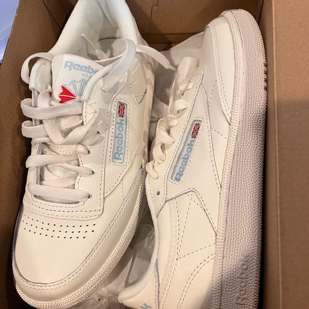 Reebok White Athletic Shoes